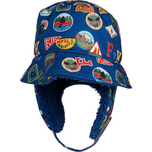 Cappello Invernale Bucket - Patches - Taglia L (4-6 anni) 56cm circa