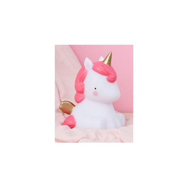 Luce Piccola LED - Unicorno Gold- Bianco e Rosa - LIMITED EDITION