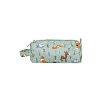 Astuccio per la Scuola con Chiusura a Zip - Amici della Foresta - 20x8x7 cm