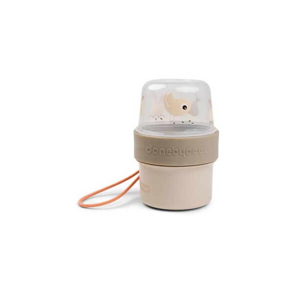 Mini Contenitori Snack con due Scomparti - S Birdee - Sabbia