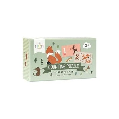 Puzzle Educativo - Amici della Foresta - Impara a contare! - 2+