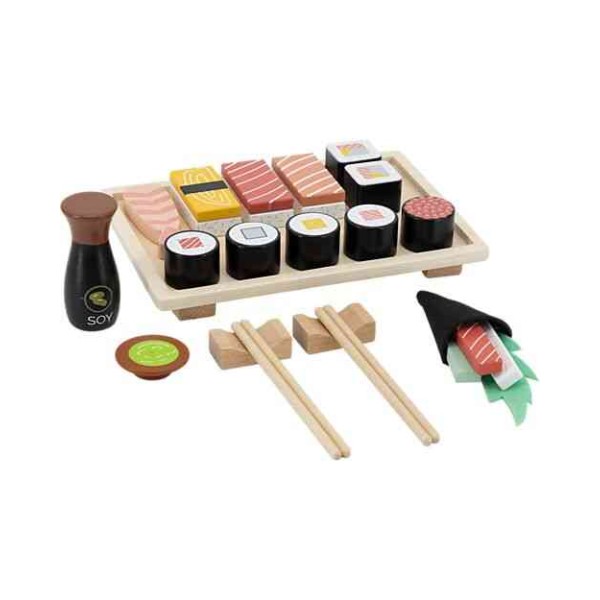 Set Sushi in Legno - 23 Pezzi