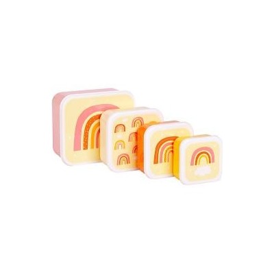 Set di Contenitori Porta Pranzo e Porta Merenda - Arcobaleni