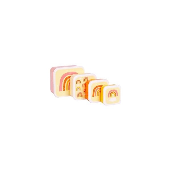 Set di Contenitori Porta Pranzo e Porta Merenda - Arcobaleni