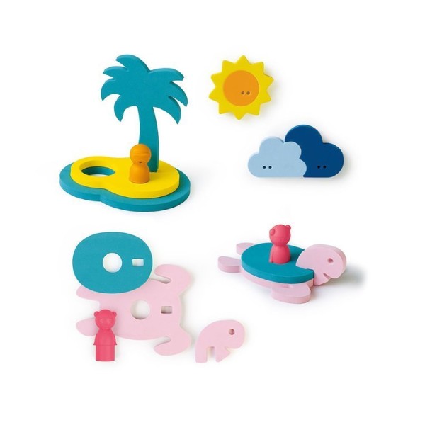 Quutopia - Puzzle da bagno Treasure Island - Isola del tesoro