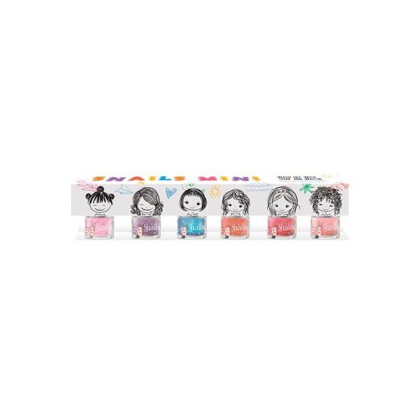 Confezione Mini smalti Snails 6 pezzi