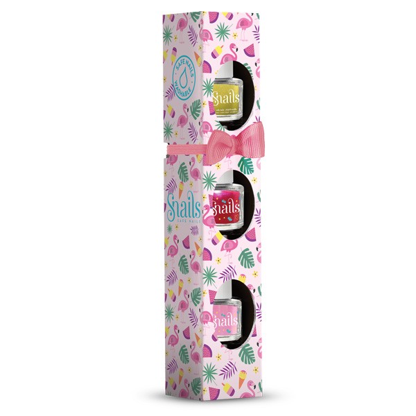 Confezione Mini smalti 3 pezzi - Flamingo