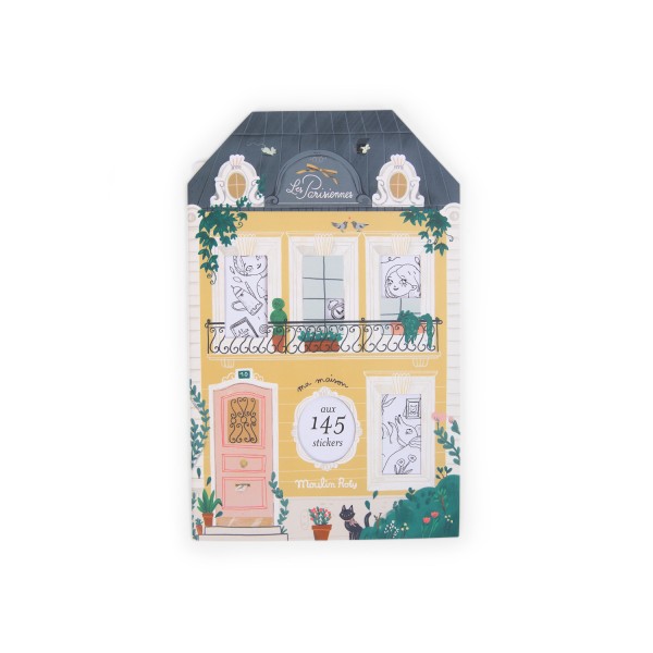 Les Parisiennes - Quaderno da colorare con sticker