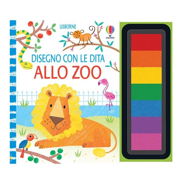 Allo zoo. Disegno con le dita. Ediz. a spirale. Con pannello di inchiostro. Libro attivitÃ .