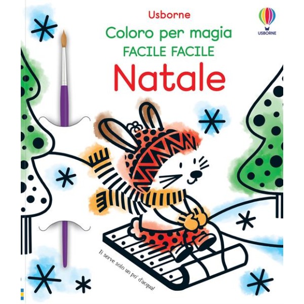 Natale. Coloro per magia facile facile. Libro attivitÃ .