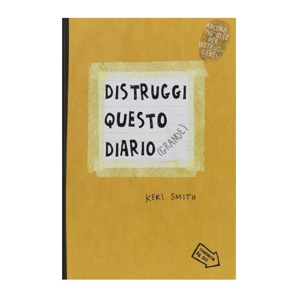 Distruggi questo diario (grande) Libro attivitÃ 