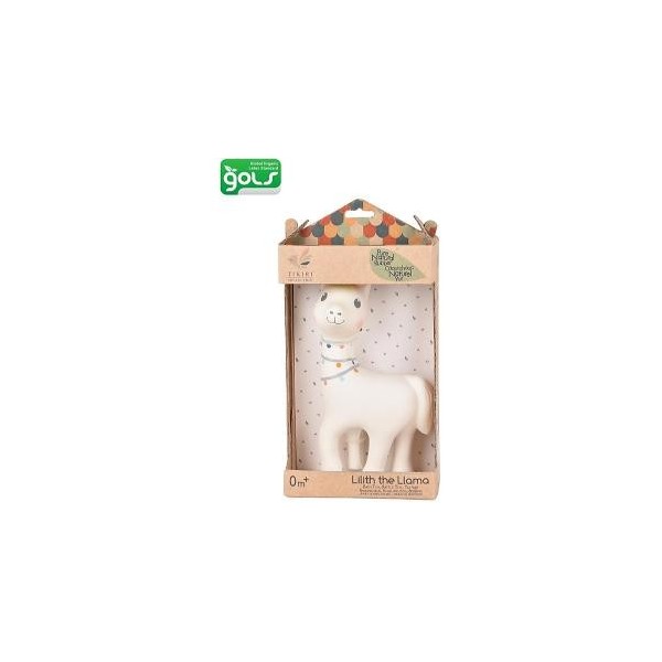3-in-1 Lilith il Lama -Sonaglio Massaggiagengive Gioco da Bagno - 100% Caucciù Naturale